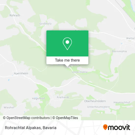 Rohrachtal Alpakas map