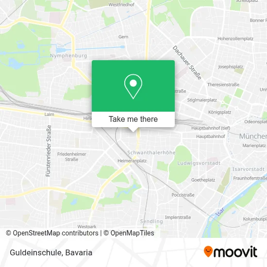 Guldeinschule map