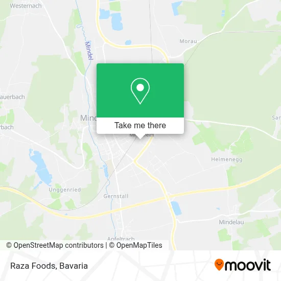 Raza Foods map