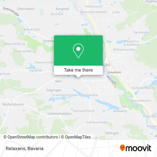 Relaxans map