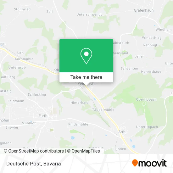 Deutsche Post map
