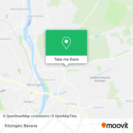 Kitzingen map