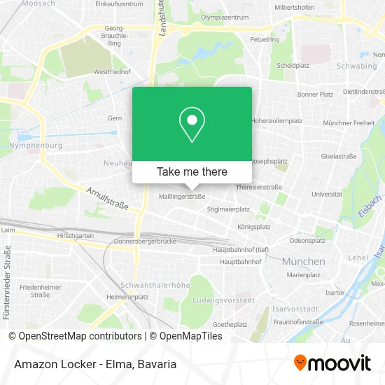 Amazon Locker - Elma map