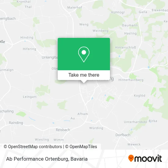 Ab Performance Ortenburg map