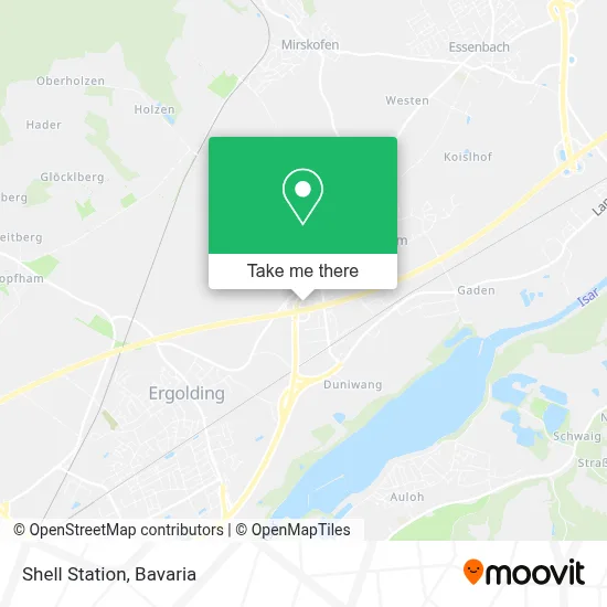 Shell Station map