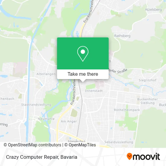Crazy Computer Repair map