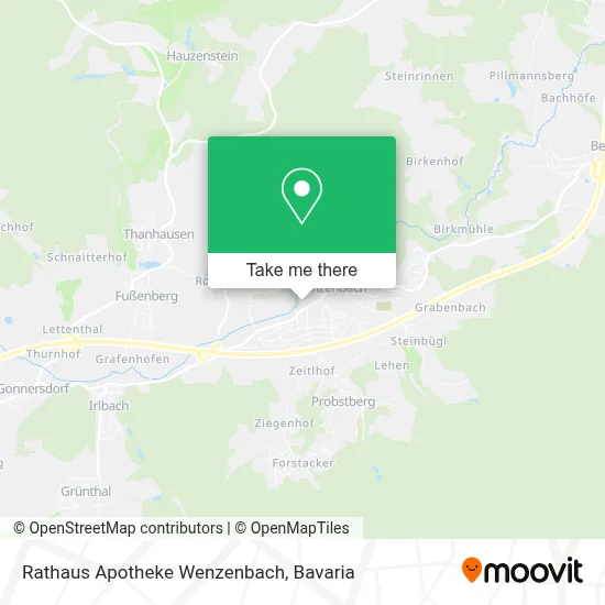 Rathaus Apotheke Wenzenbach map