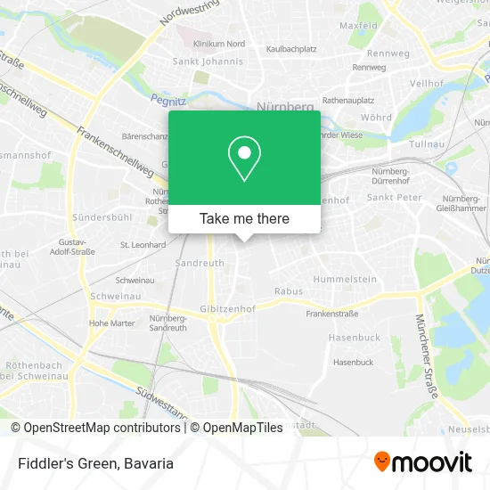 Fiddler's Green map