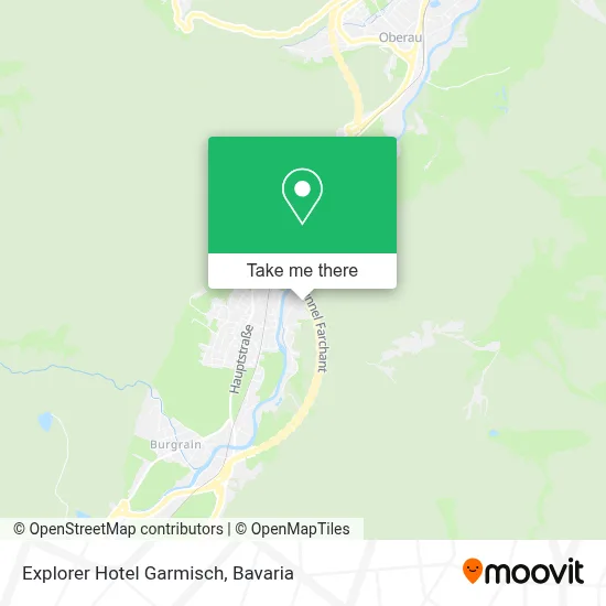 Explorer Hotel Garmisch map