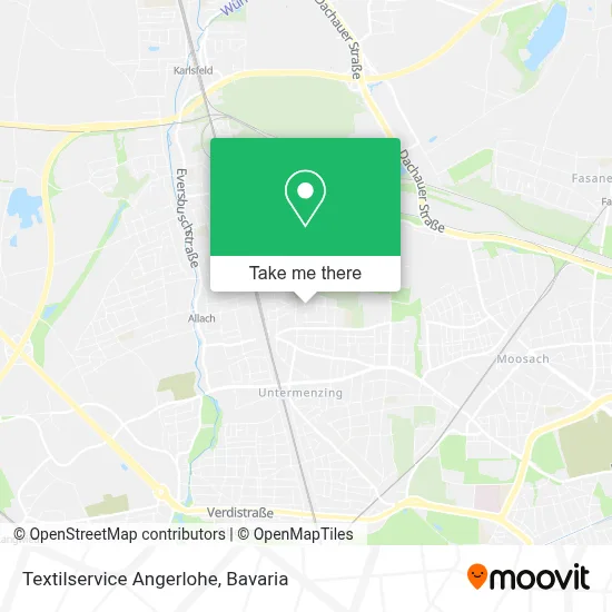 Textilservice Angerlohe map