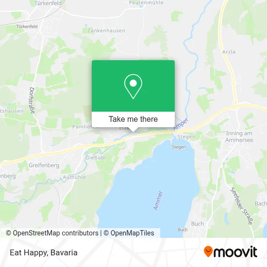 Eat Happy map