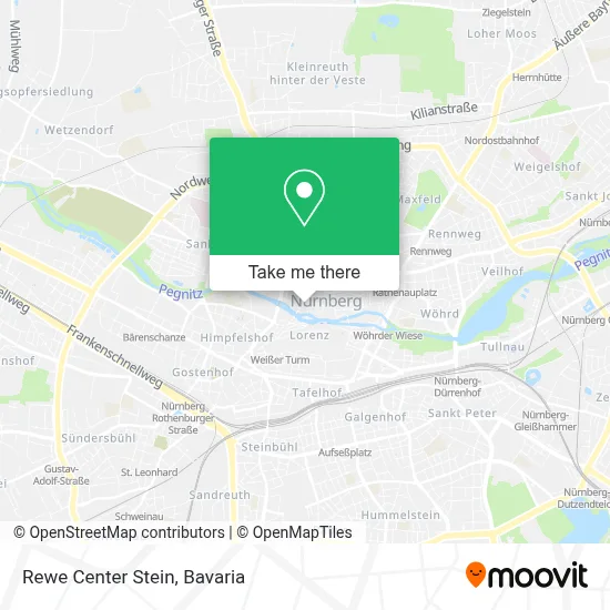 Rewe Center Stein map