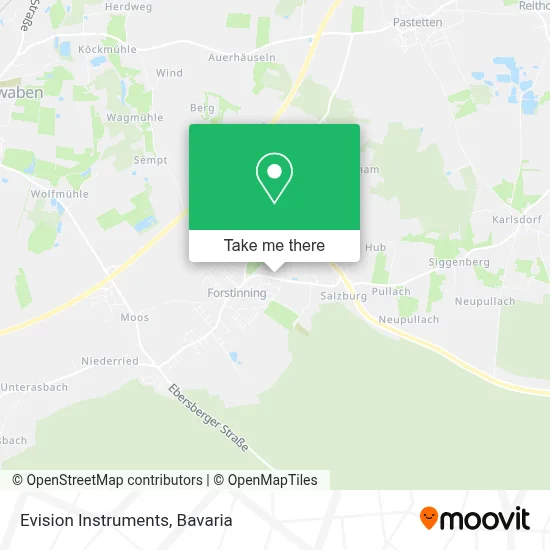Evision Instruments map