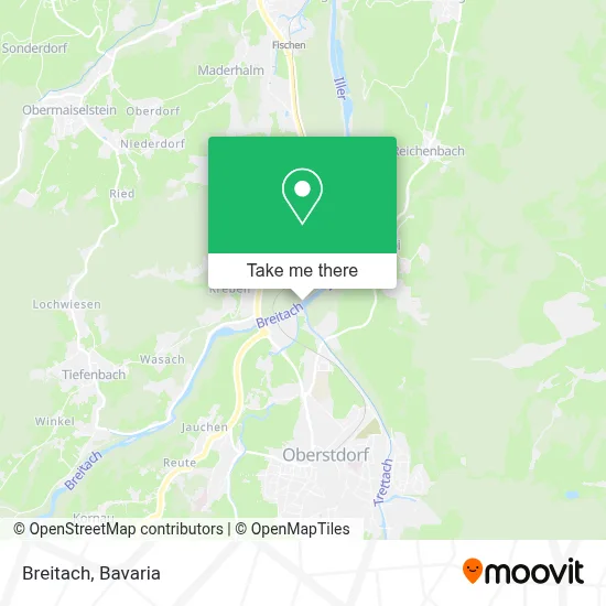 Breitach map