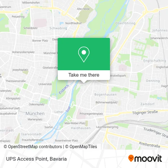 Ups Access Point map