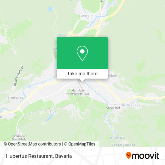 Restaurant Hubertus map