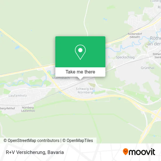 R+V Versicherung map