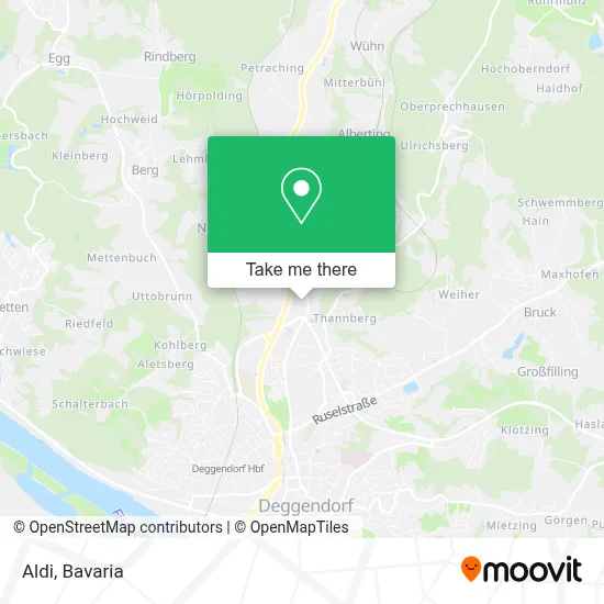 Aldi map