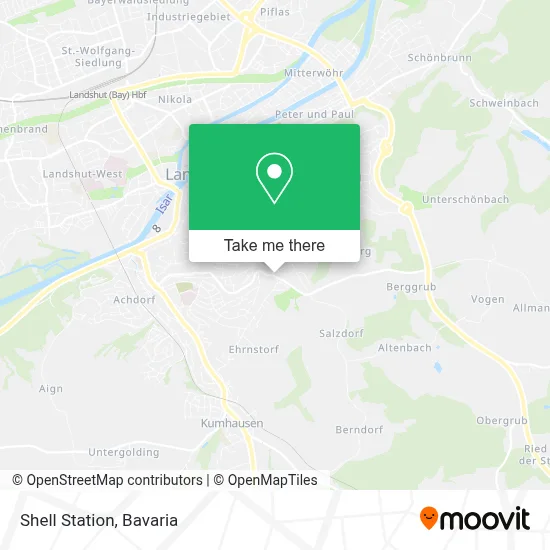 Shell Station map