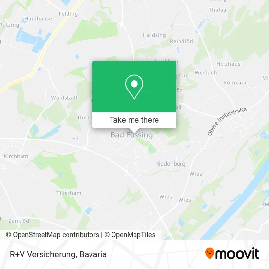 R+V Versicherung map