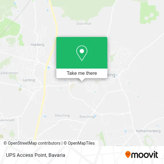 Ups Access Point map