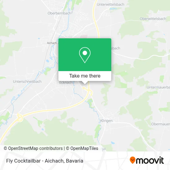 Fly Cocktailbar - Aichach map