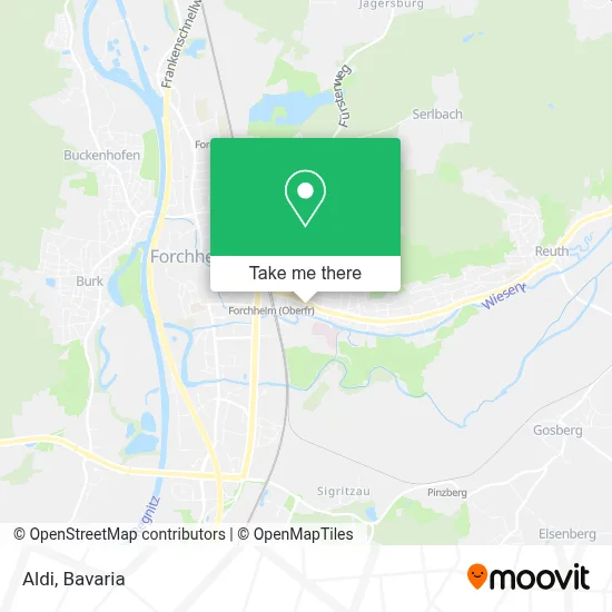 Aldi map