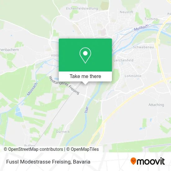 Fussl Modestrasse Freising map