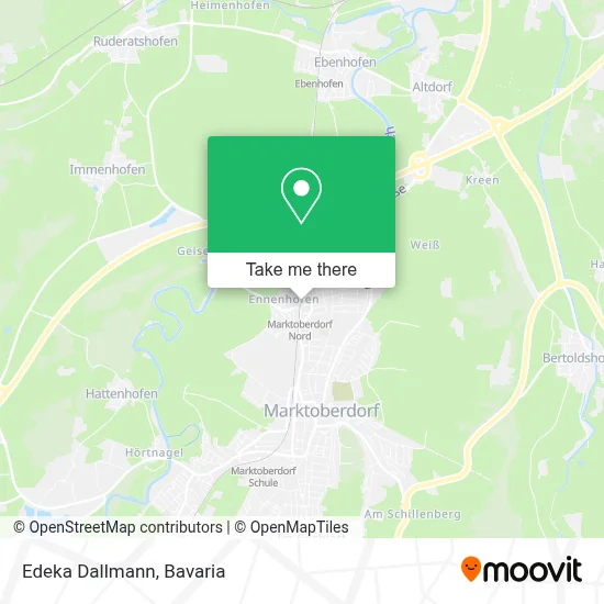 Edeka Dallmann map