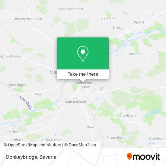 Donkeybridge map