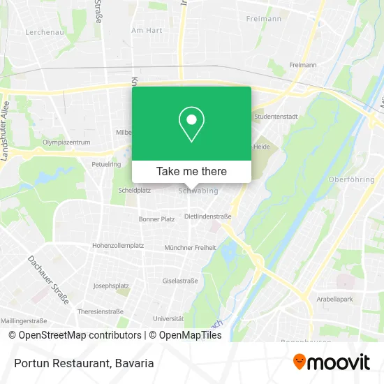 Portun Restaurant map