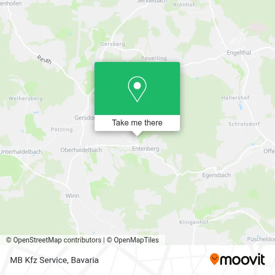 MB Kfz Service map