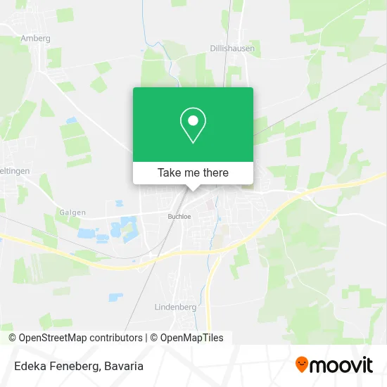 Edeka Feneberg map