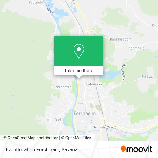 Eventlocation Forchheim map