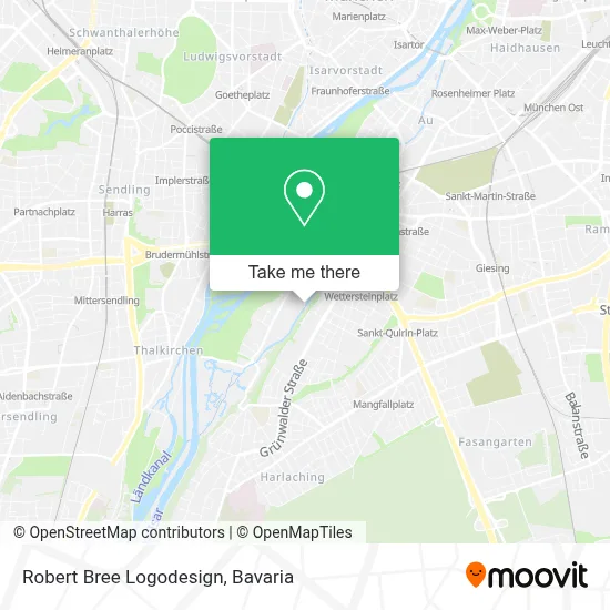 Robert Bree Logodesign map