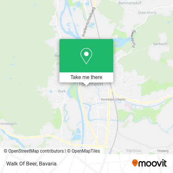 Walk Of Beer map