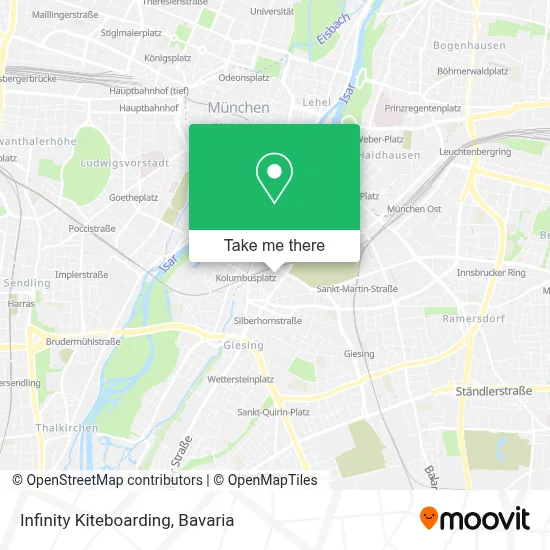 Infinity Kiteboarding map