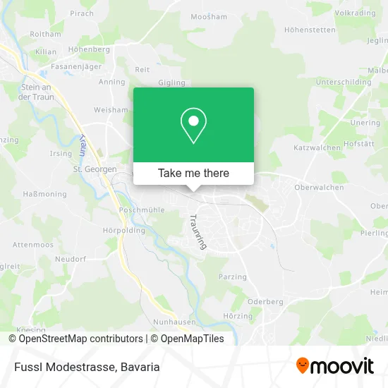Fussl Modestrasse map