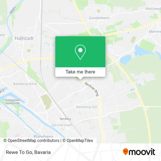 Rewe To Go map