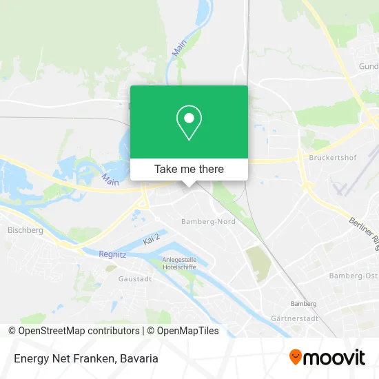 Energy Net Franken map