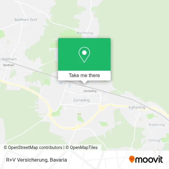 R+V Versicherung map