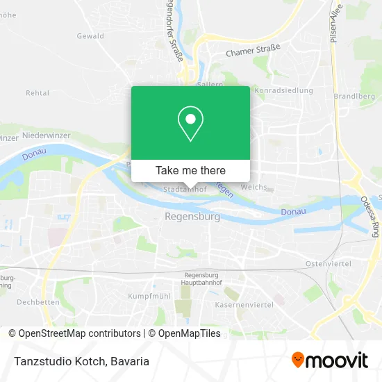 Tanzstudio Kotch map