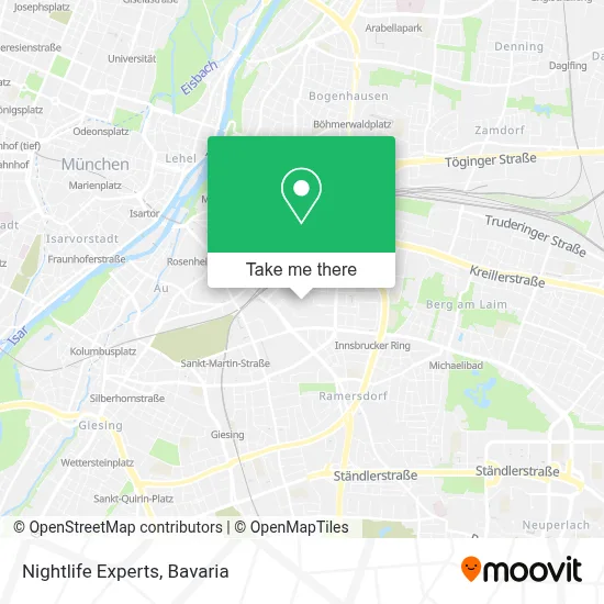Nightlife Experts map