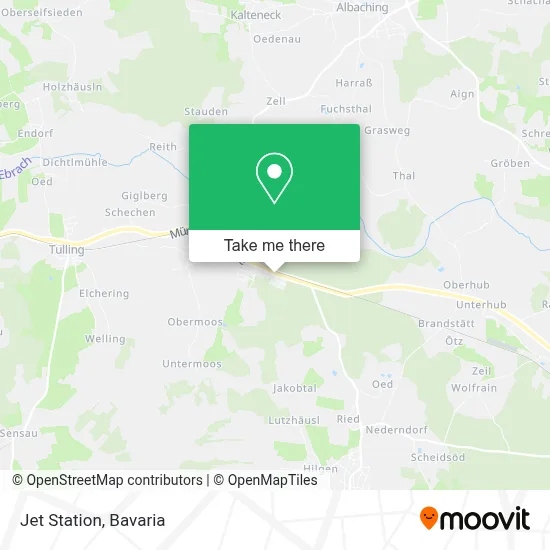 Jet Station map