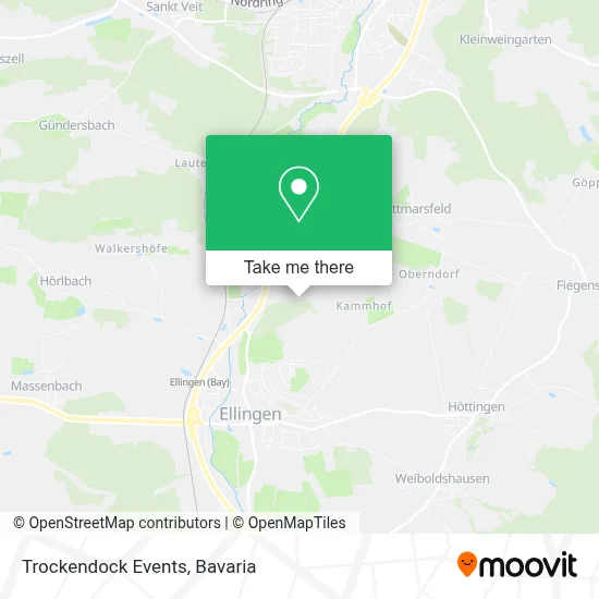 Trockendock Events map
