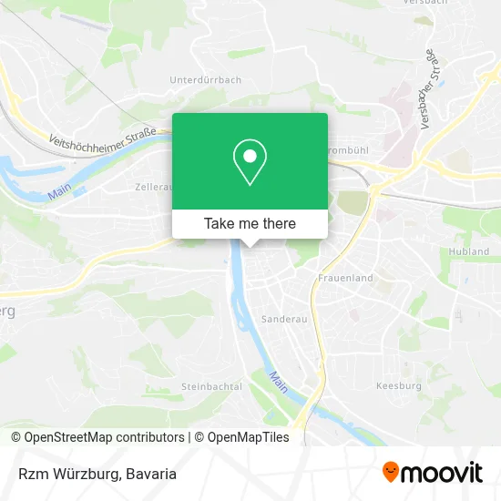 Rzm Würzburg map