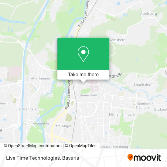 Live Time Technologies map