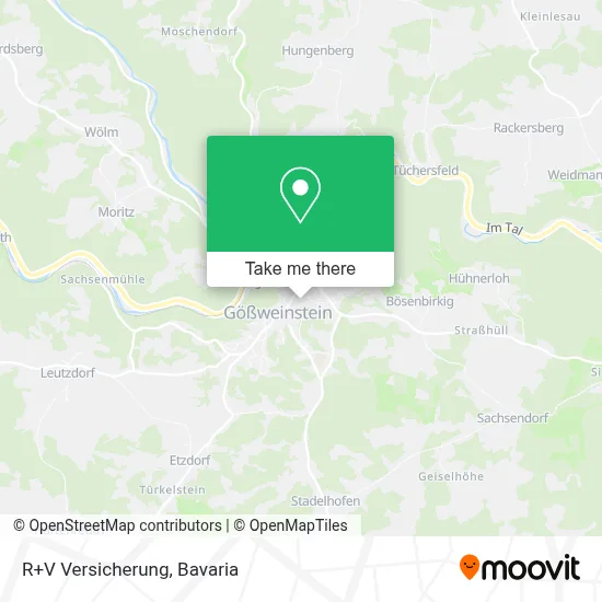 R+V Versicherung map