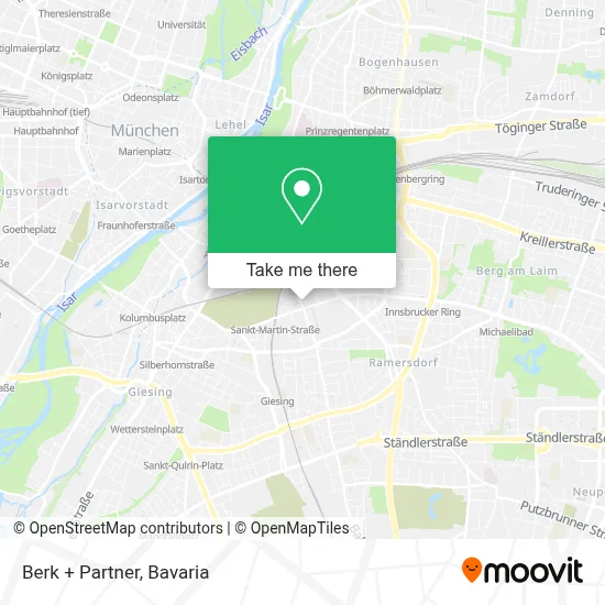 Berk + Partner map