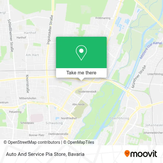 Auto And Service Pia Store map